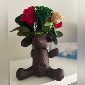 SOLD Gucci teddy bear nylon tote